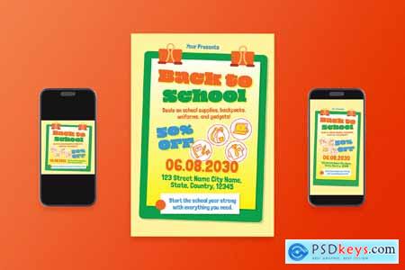 Back to School Flyer Set