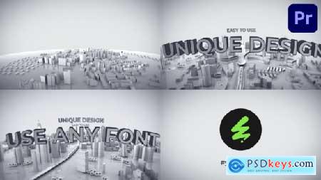 Zoom Out City Logo for Premiere Pro 58745612