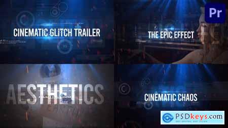 Cinematic Glitch Trailer for Premiere Pro 58722590