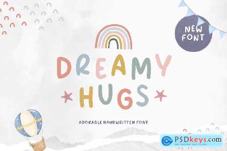 Dreamy Hugs - A Display Font