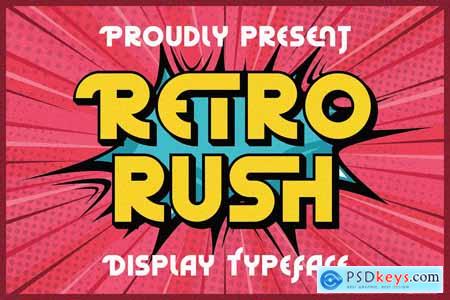 Retro Rush - Bold Display Font