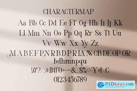 Minndela Modern Serif Font