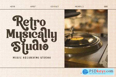 Night Melody - Stylish Retro Serif Font