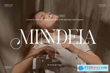 Minndela Modern Serif Font