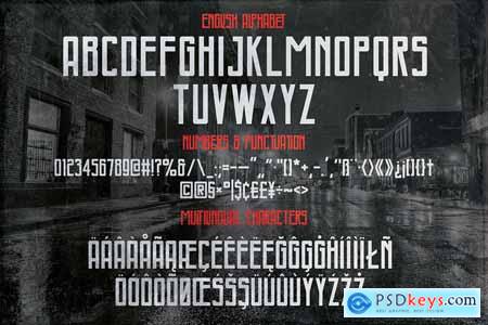 Noirline Modern Label Font