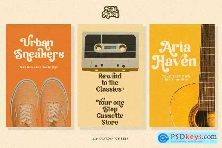 Night Melody - Stylish Retro Serif Font