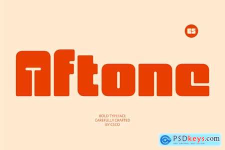 Aftone  Bold Font