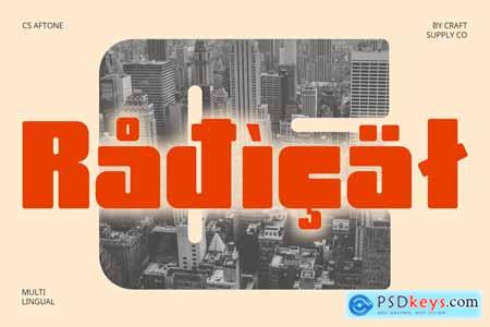 Aftone  Bold Font