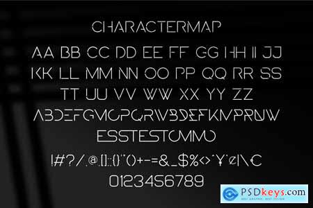 Gestrom Modern Futuristic Sans Serif Font