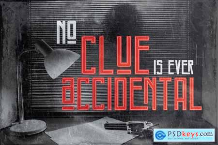 Noirline Modern Label Font
