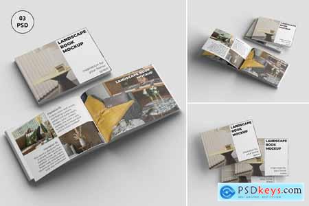 Horizontal Book Mockup