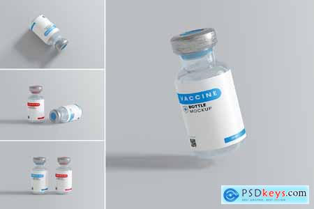 Vaccine Botlle Mockup