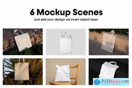 Canvas Bag Mockups vol.7 - Shopping Bags