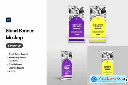 Stand Banner Mockup