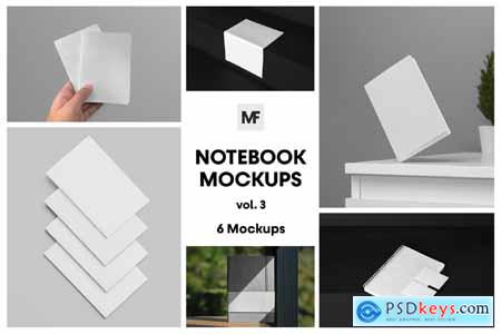 Notebook Stationery Mockups vol.03