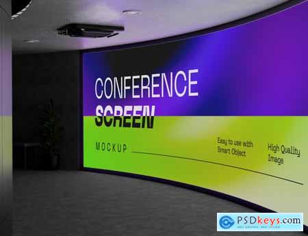 Conference Screen Mockup