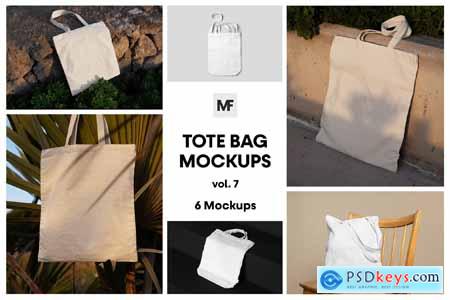 Canvas Bag Mockups vol.7 - Shopping Bags