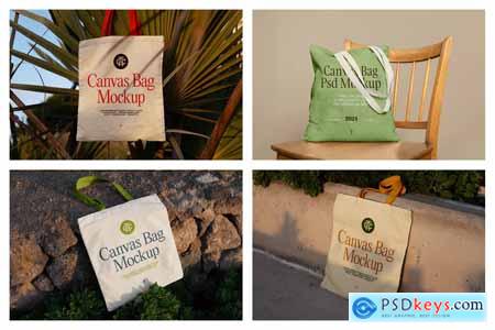 Canvas Bag Mockups vol.7 - Shopping Bags
