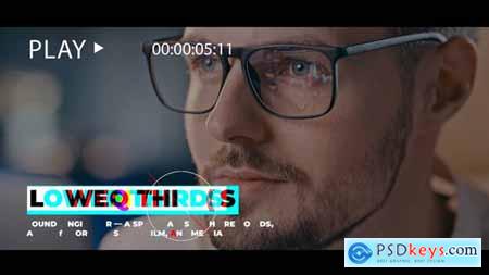 Glitch Lower Thirds AE 58795118