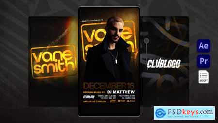 Animated Nightclub Flyer Template 58790045