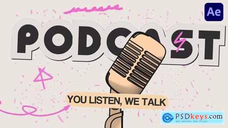 Bold Outline Podcast Opener 58810573