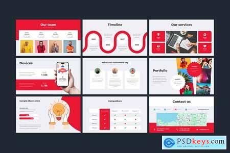 Modern Project Status Animation PowerPoint