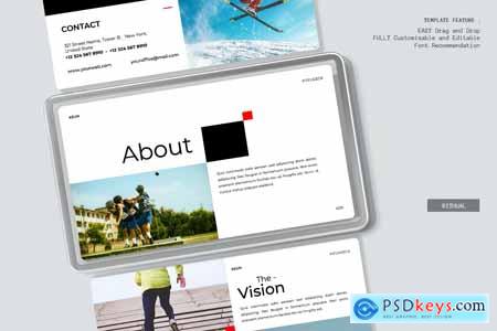 Modern Sport Fashion Brand Powerpoint - Keun