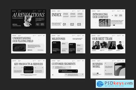 Black White Modern AI Business Conference 001