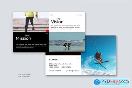 Modern Sport Fashion Brand Powerpoint - Keun