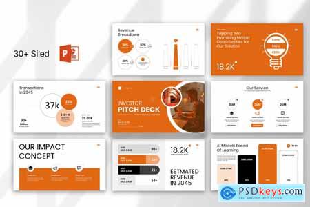 Investor Pitch Deck Presentation Template