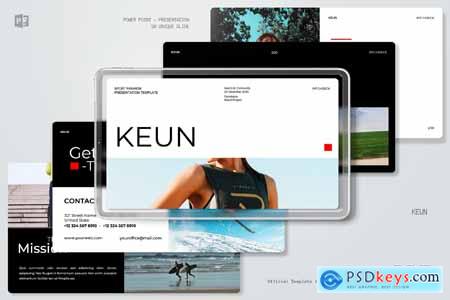 Modern Sport Fashion Brand Powerpoint - Keun
