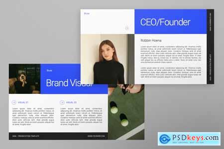 Bluse Modern Brand Presentation