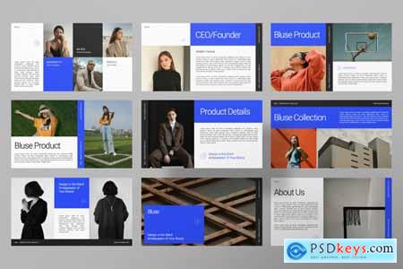 Bluse Modern Brand Presentation
