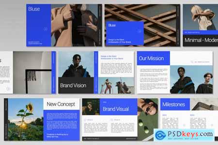 Bluse Modern Brand Presentation
