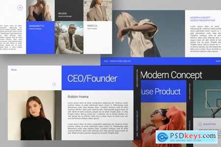 Bluse Modern Brand Presentation