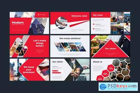 Modern Project Status Animation PowerPoint
