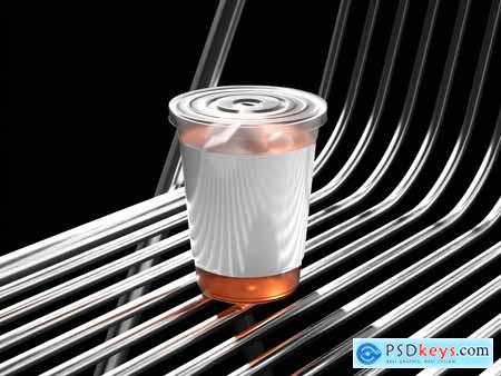Plastic Coffee Cup Mockup