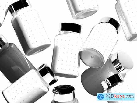 Supplement Bottle Mockup