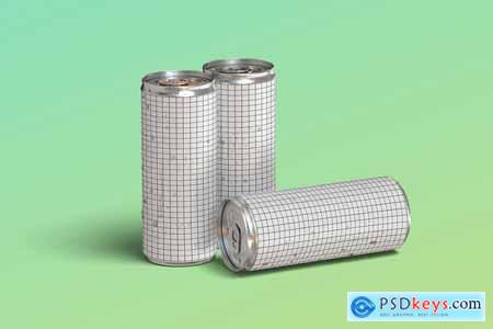 Aluminium Soda Can Mockups