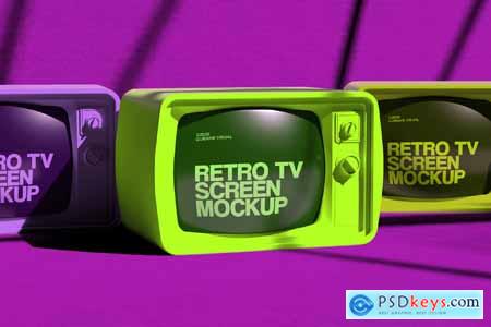 Retro TV Mockup Retro TV Mockup