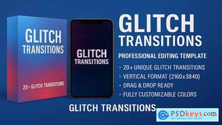 Instagram Reels Glitch Transitions and Overlays Collection 58855298