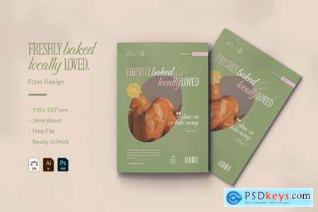Freshly Baked Locally Loved - Flyer