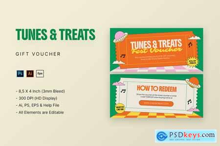 Tunes & Treats - Gift Voucher