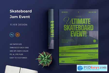 Skateboard Jam Event Flyer