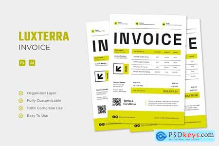 Luxterra Estate - Invoice