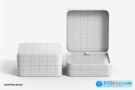 Square Jewelry Box Mockup AMMWUW2