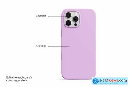 iPhone Case Mockup with Phone