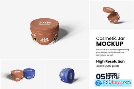 Metallic Jar Mockup