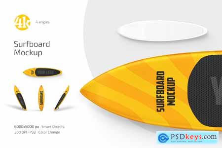 Surfboard Mockup Set Surfboard Mockup Set