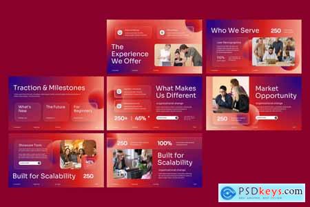 Glassmorphic Pitch Deck Google Slides
